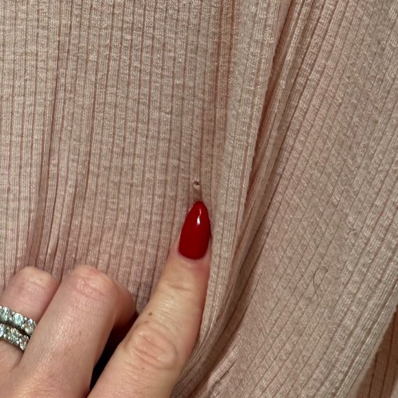 Aerie Light Pink Long Sleeve Top - Picture 7 of 8